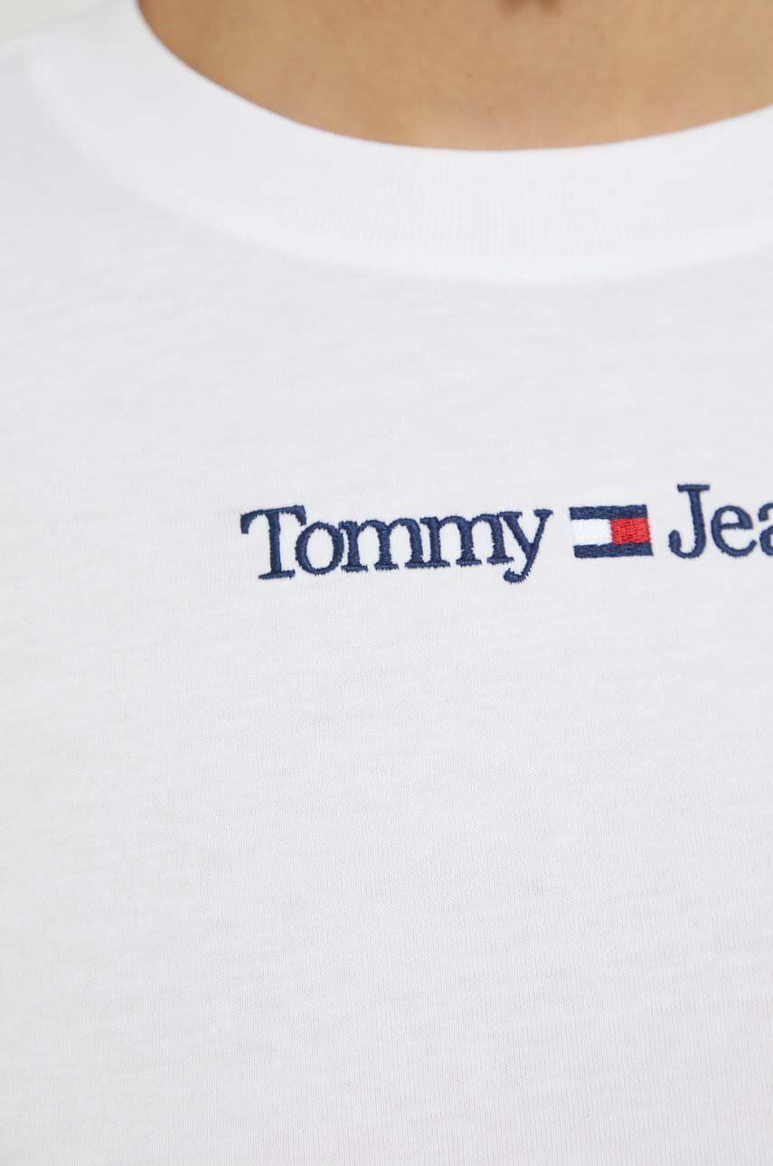 Tommy Jeans longsleeve din bumbac - Pled.ro