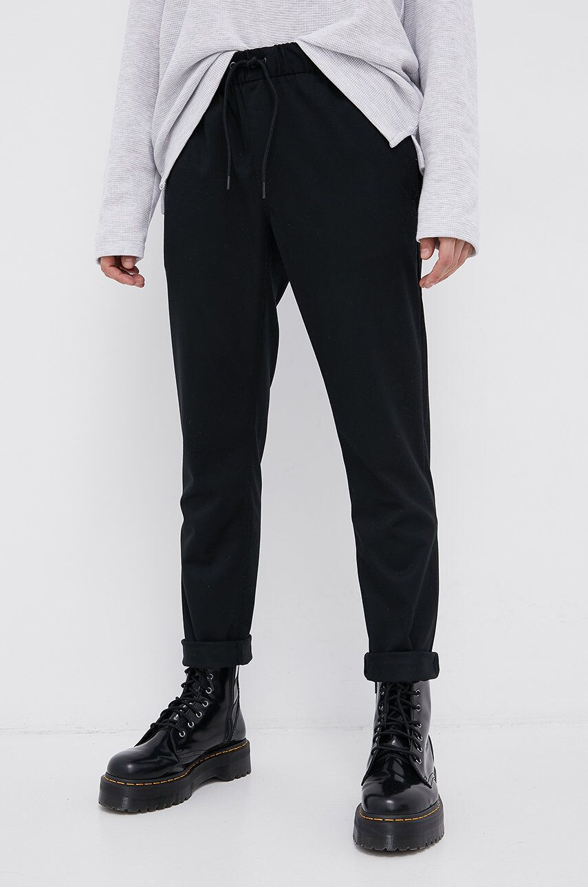 Tommy Jeans Pantaloni bărbați culoarea negru model drept - Pled.ro