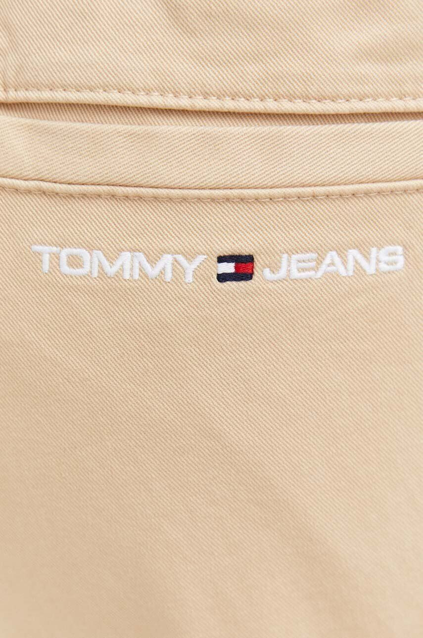 Tommy Jeans pantaloni barbati culoarea bej - Pled.ro