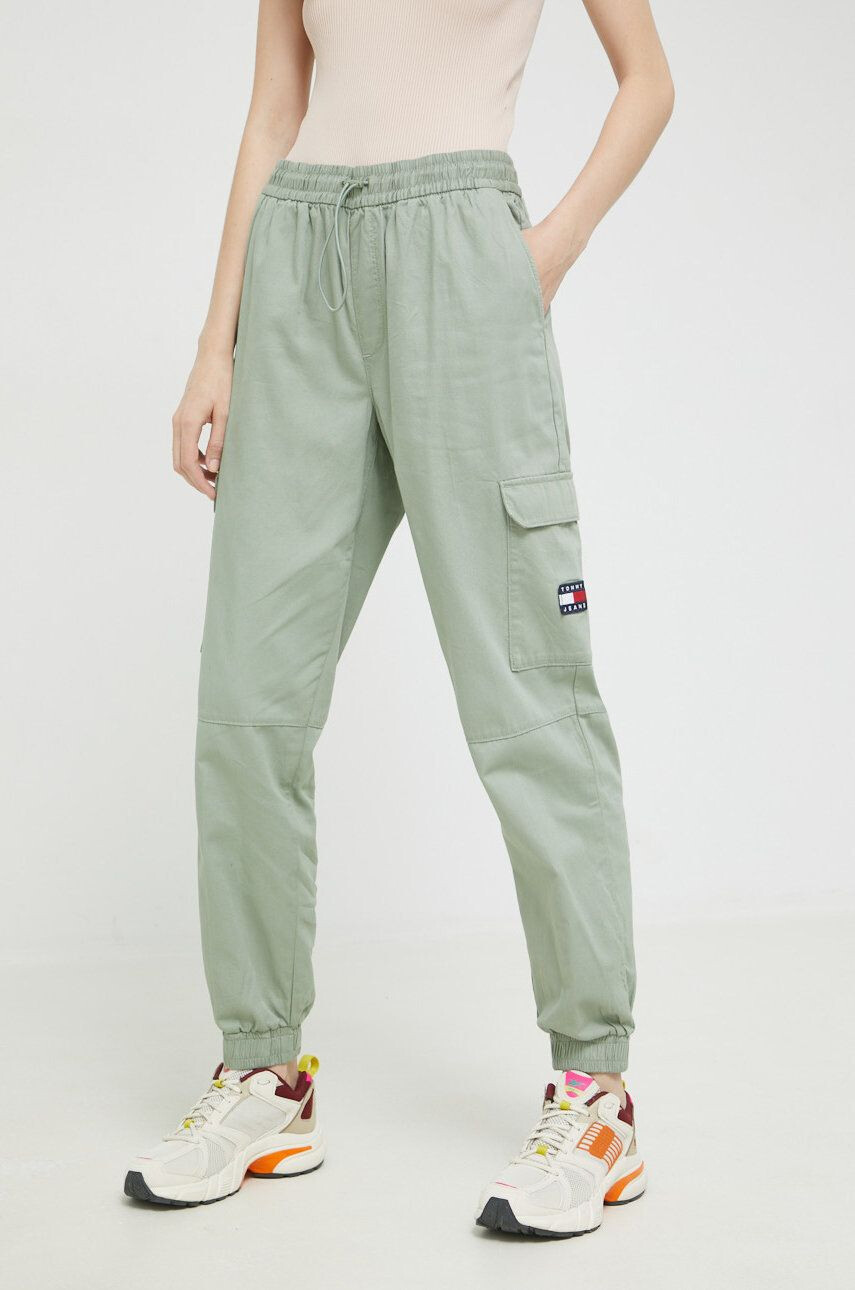 Tommy Jeans pantaloni de bumbac - Pled.ro