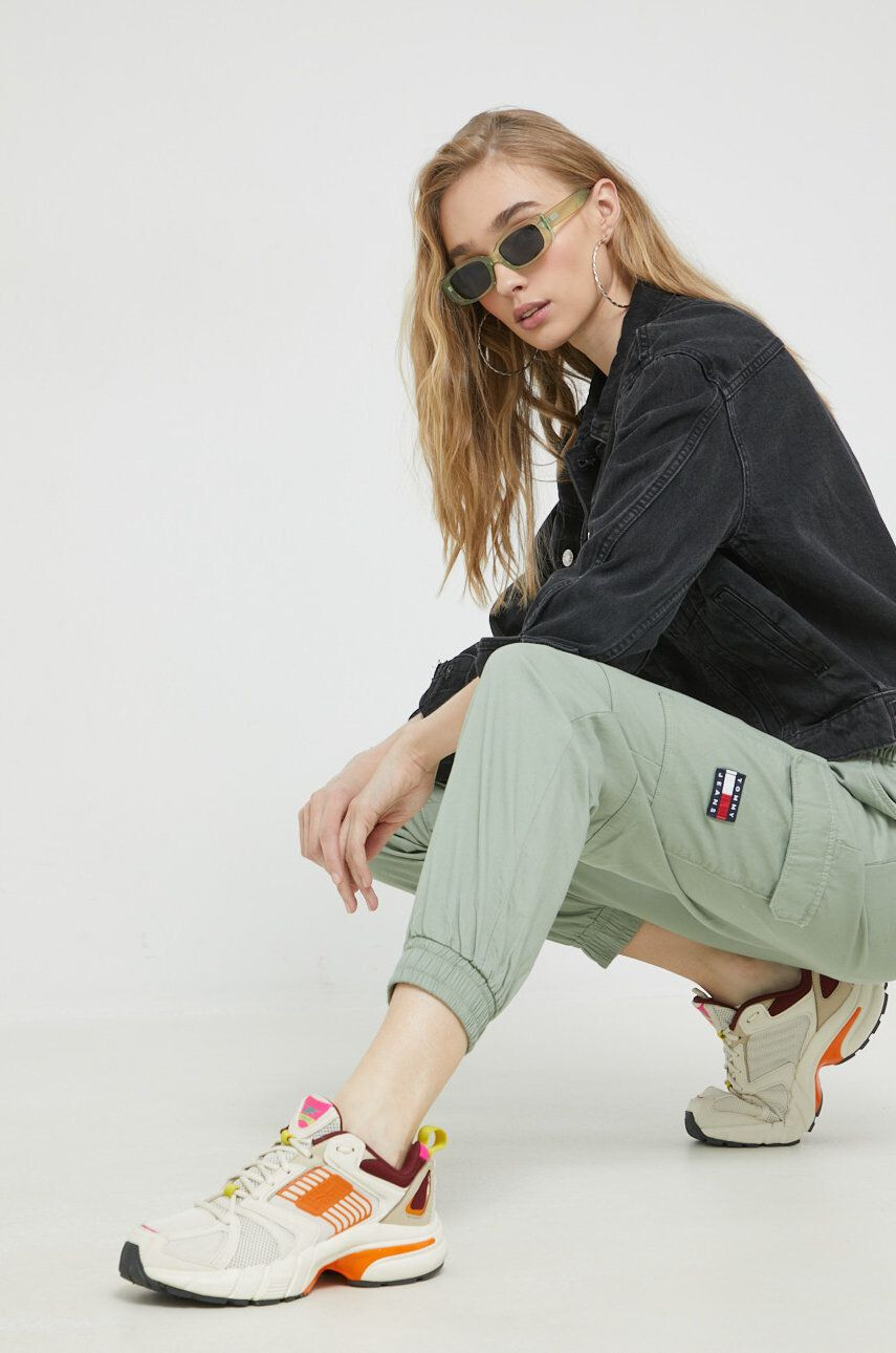 Tommy Jeans pantaloni de bumbac - Pled.ro