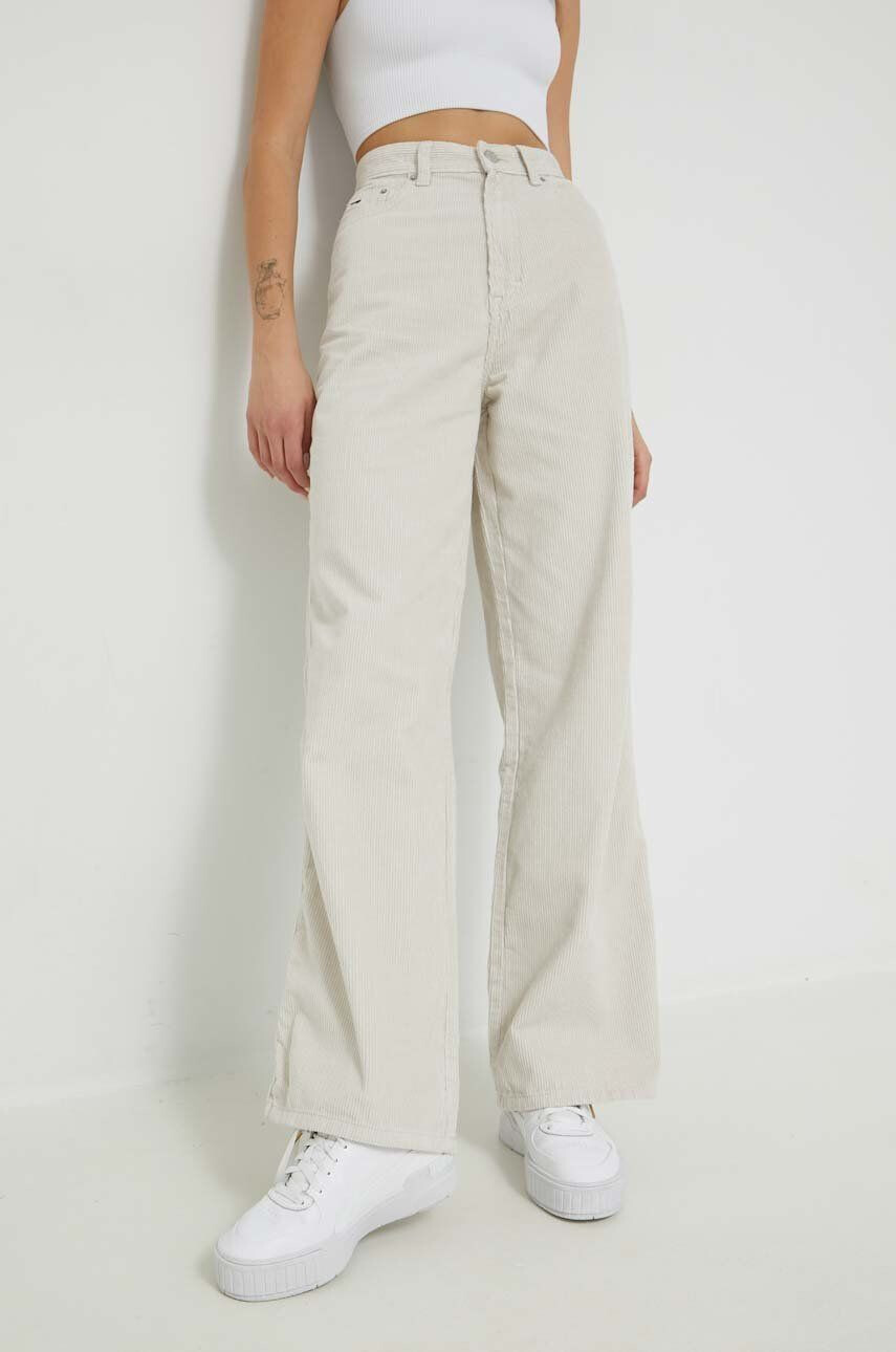 Tommy Jeans pantaloni de bumbac Claire - Pled.ro