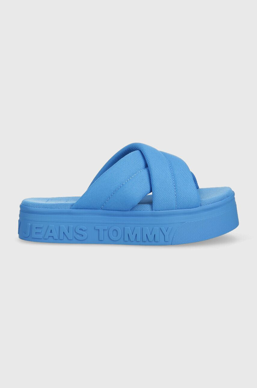 Tommy Jeans papuci femei cu platforma EN0EN02116 - Pled.ro