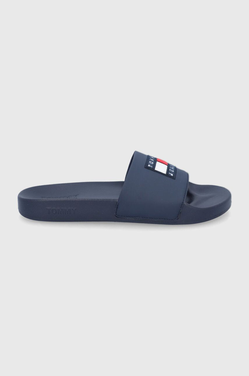 Tommy Jeans papuci femei culoarea alb - Pled.ro