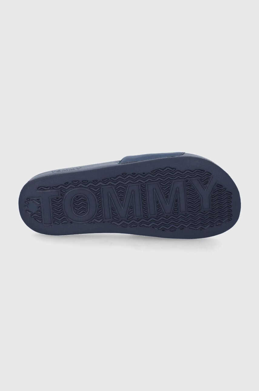 Tommy Jeans papuci femei culoarea albastru marin - Pled.ro