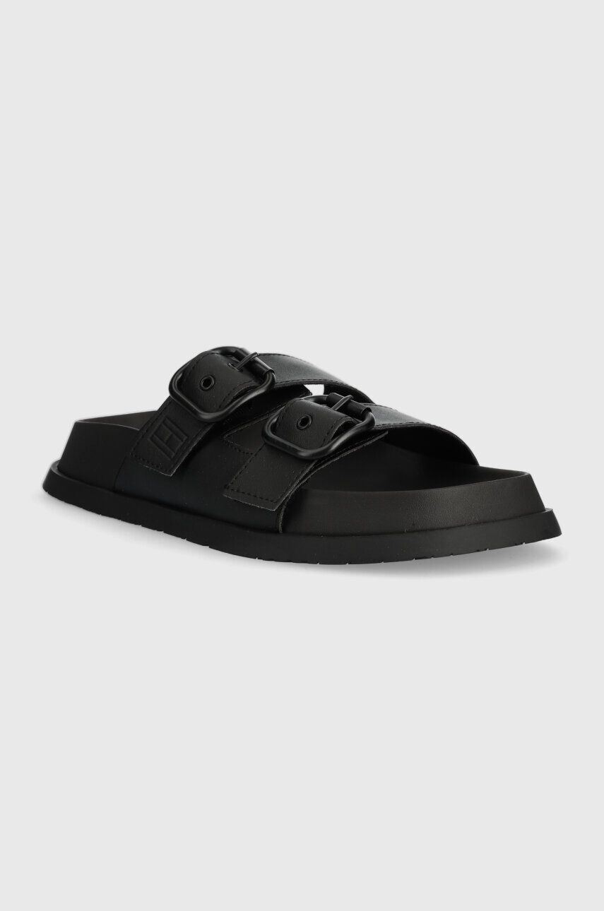 Tommy Jeans papuci FANCY SANDAL femei culoarea negru EN0EN02136 - Pled.ro