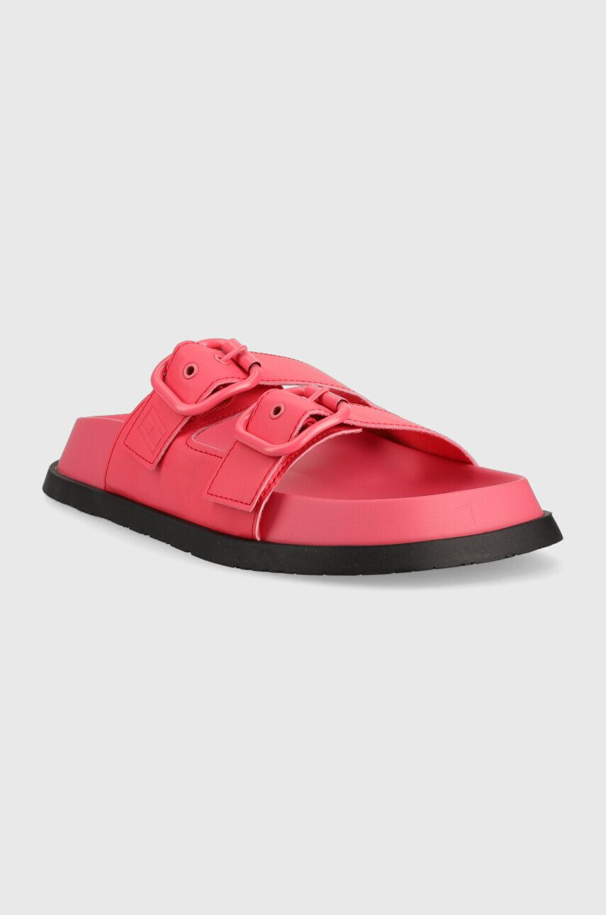 Tommy Jeans papuci FANCY SANDAL femei culoarea roz EN0EN02136 - Pled.ro