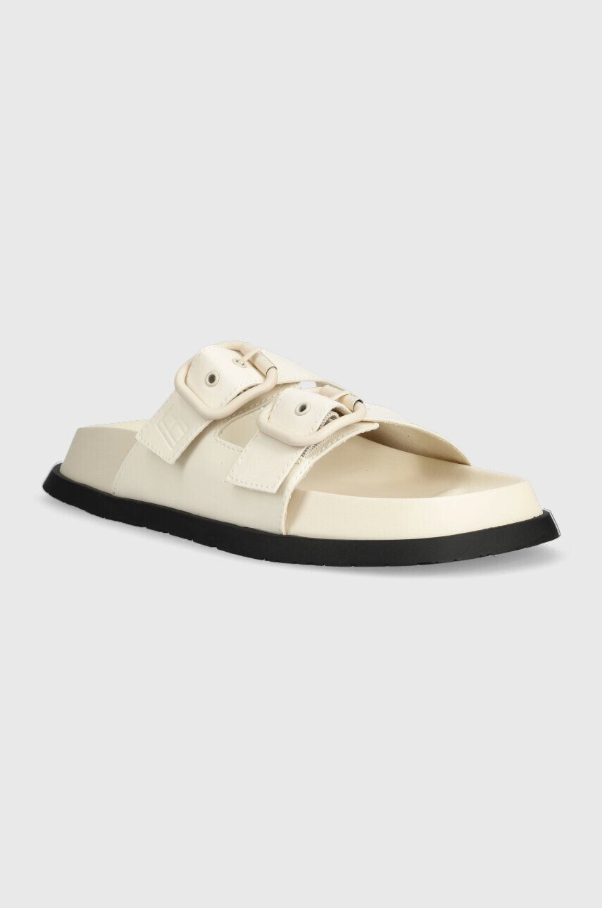 Tommy Jeans papuci FANCY SANDAL femei culoarea bej EN0EN02136 - Pled.ro