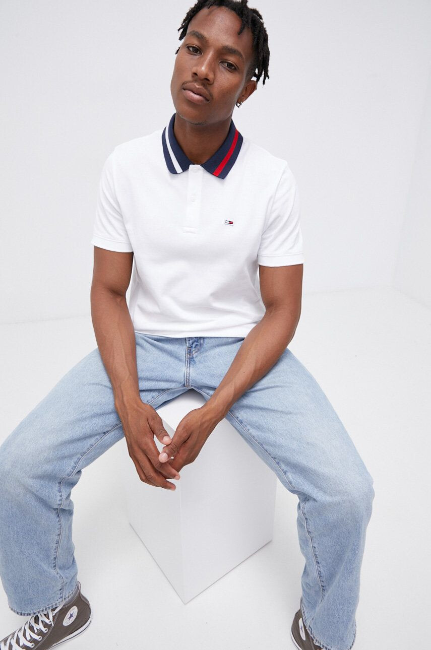 Tommy Jeans Polo de bumbac - Pled.ro