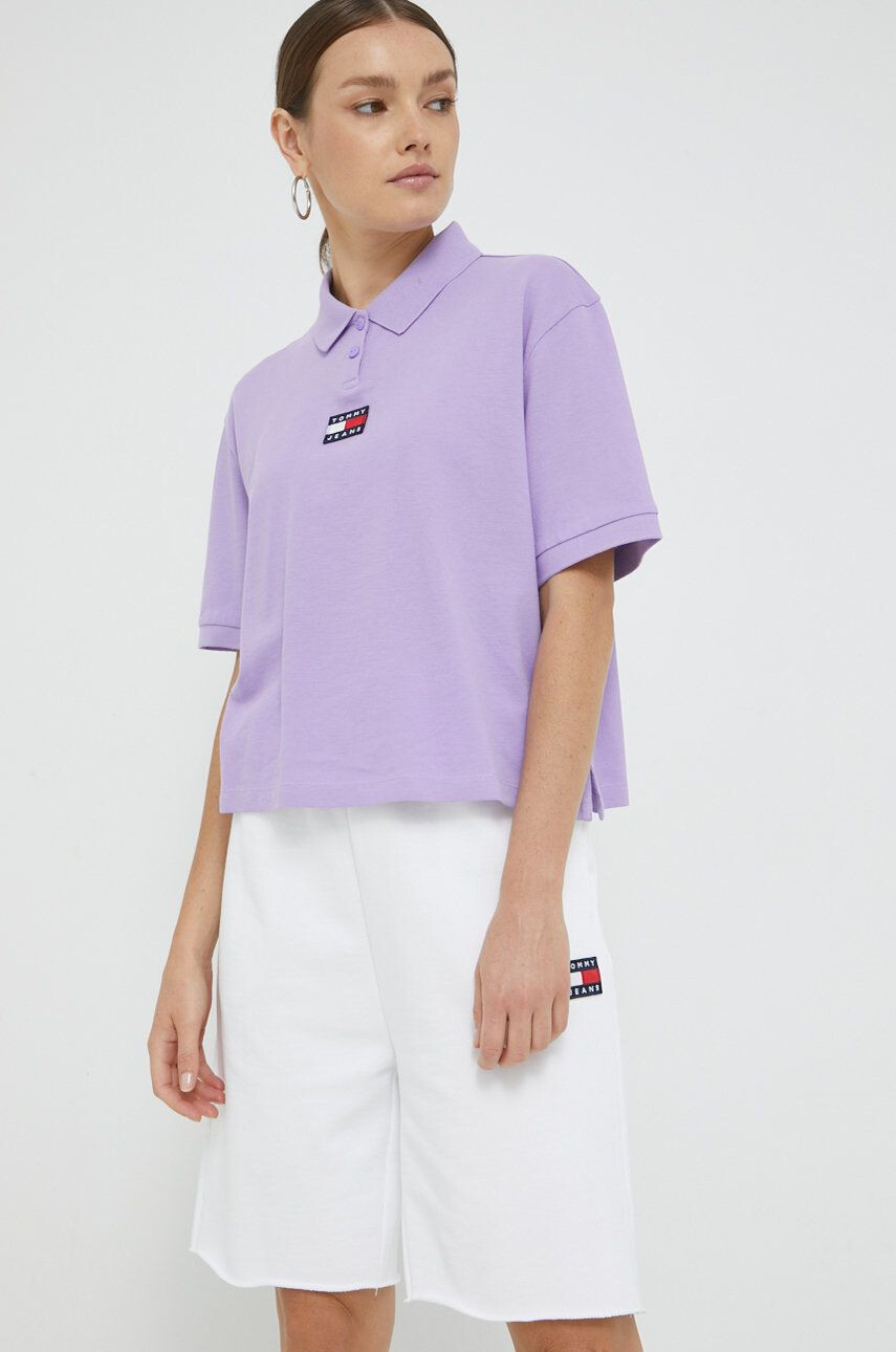 Tommy Jeans polo de bumbac - Pled.ro