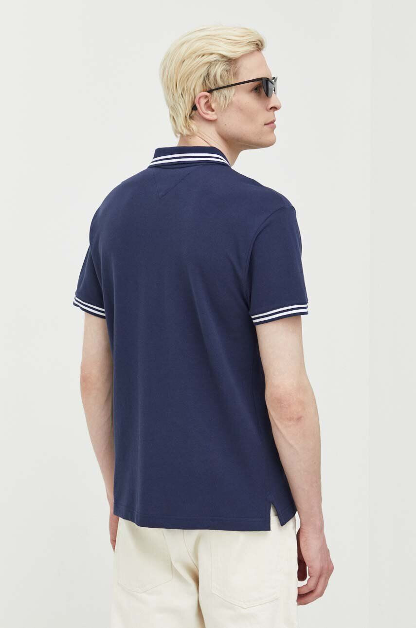 Tommy Jeans polo de bumbac neted - Pled.ro