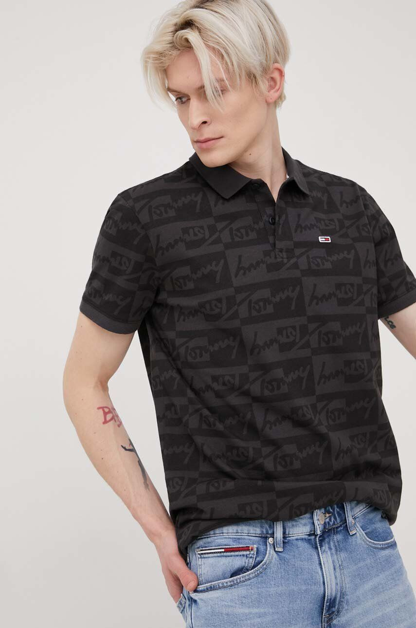 Tommy Jeans polo de bumbac neted - Pled.ro