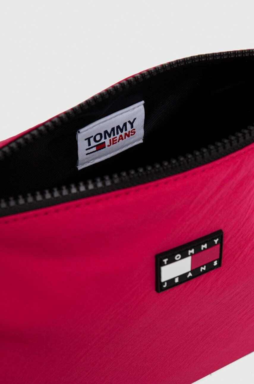 Tommy Jeans portfard culoarea roz - Pled.ro