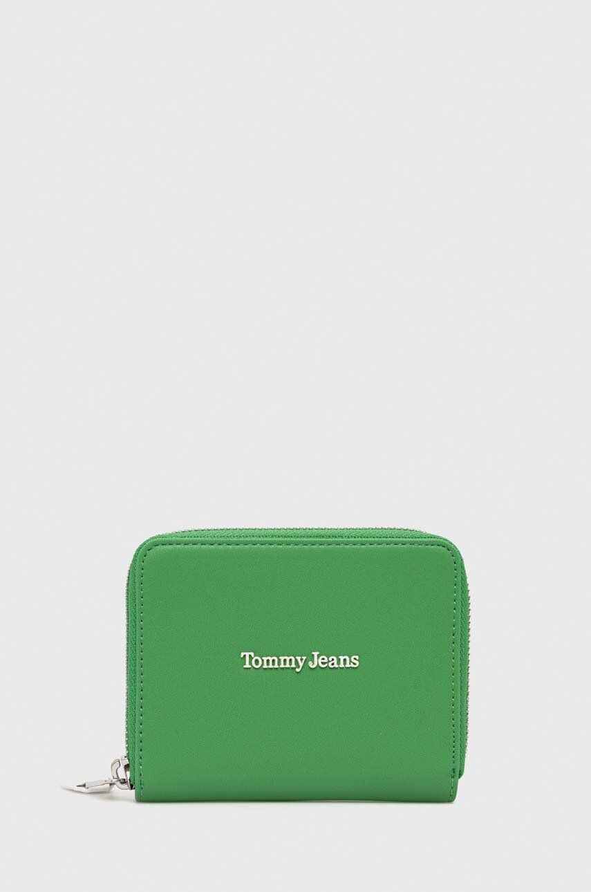 Tommy Jeans portofel femei culoarea verde - Pled.ro