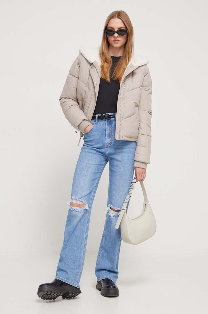 Tommy Jeans poseta culoarea bej - Pled.ro