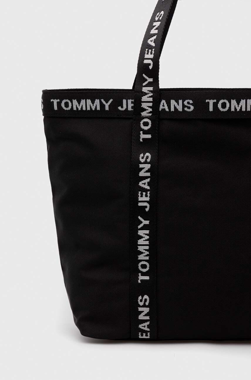 Tommy Jeans poseta culoarea negru - Pled.ro