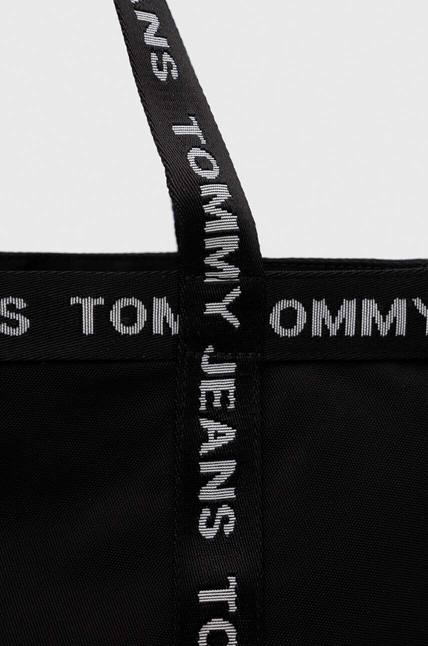 Tommy Jeans poseta culoarea negru - Pled.ro