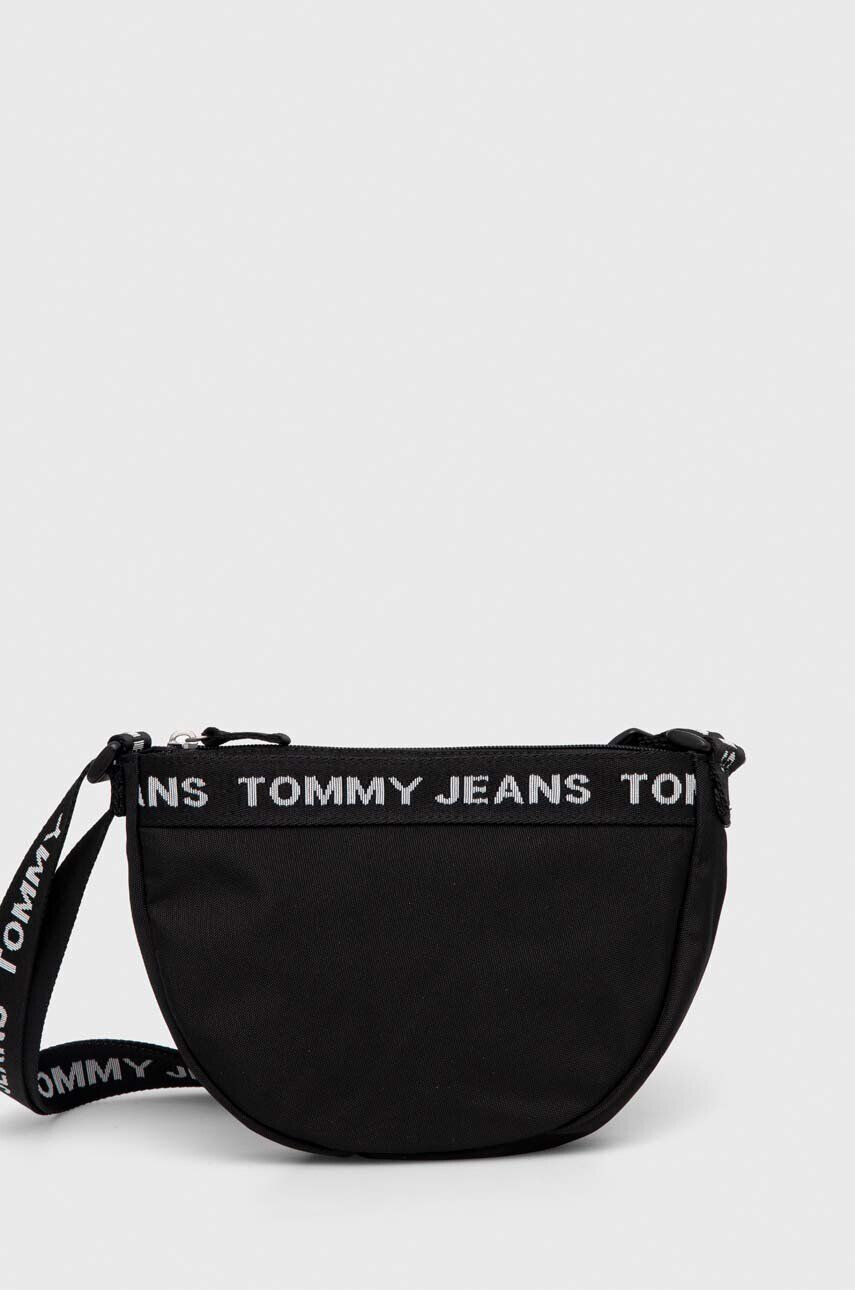 Tommy Jeans poseta culoarea negru - Pled.ro