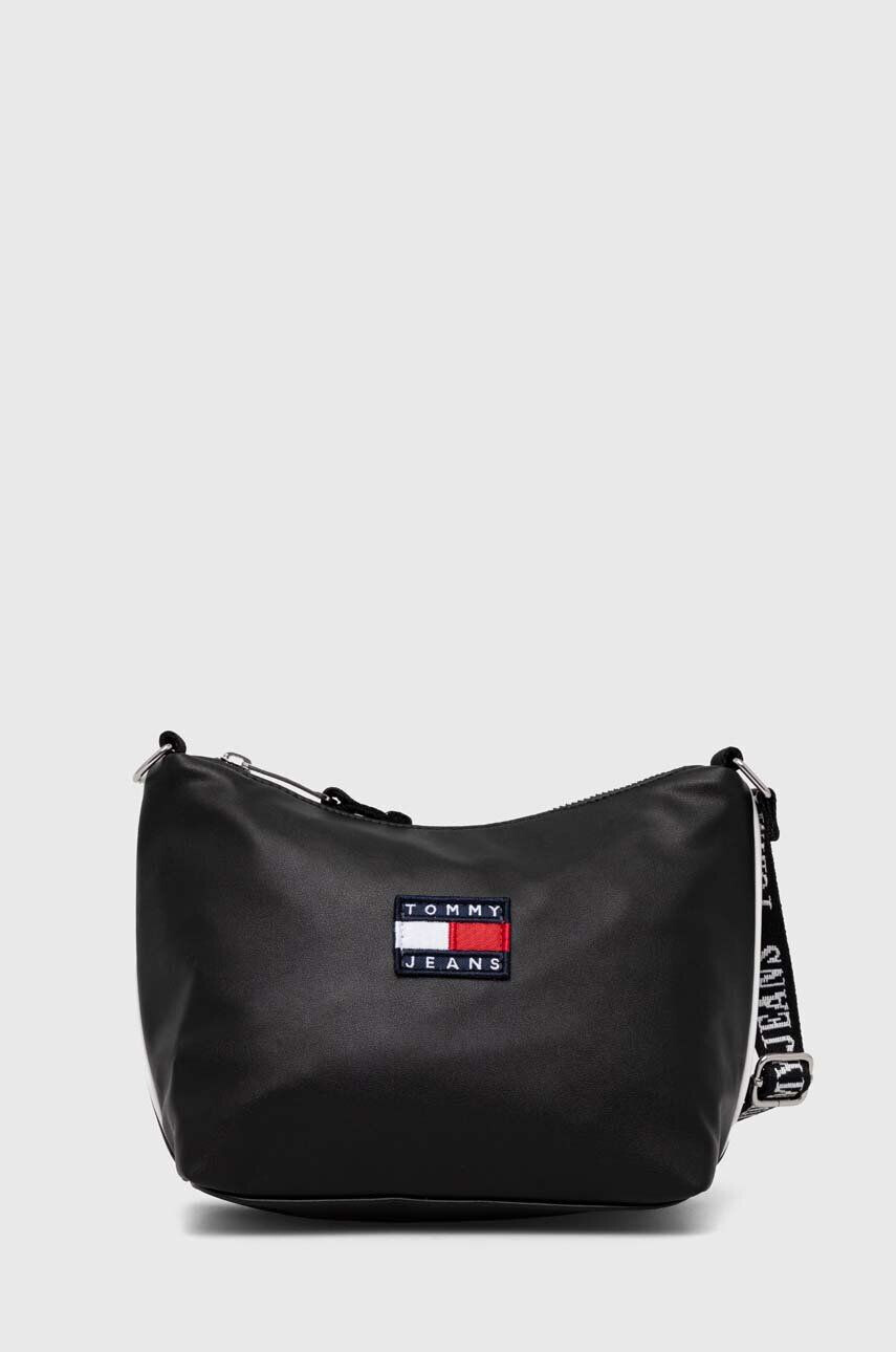 Tommy Jeans poseta culoarea negru - Pled.ro