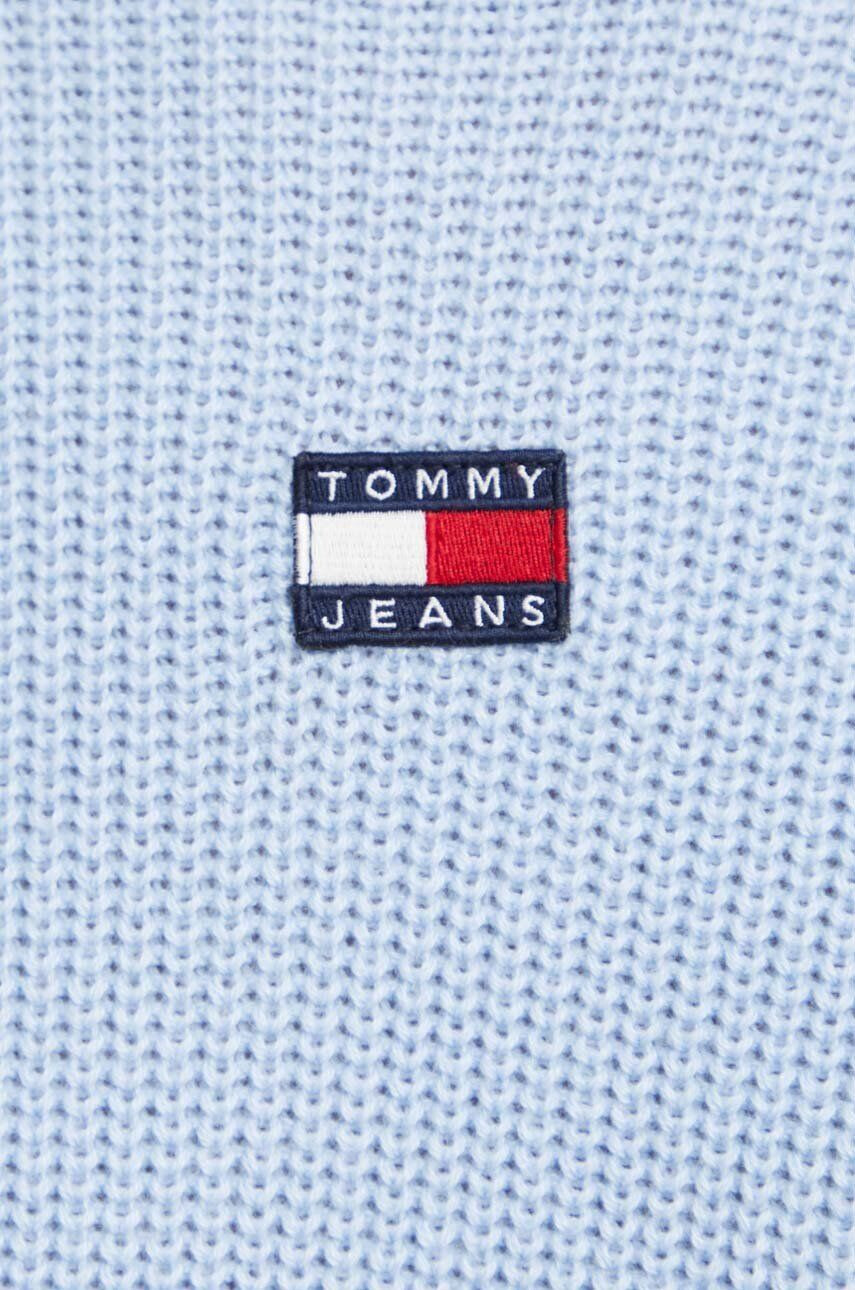 Tommy Jeans pulover de bumbac cu turtleneck - Pled.ro