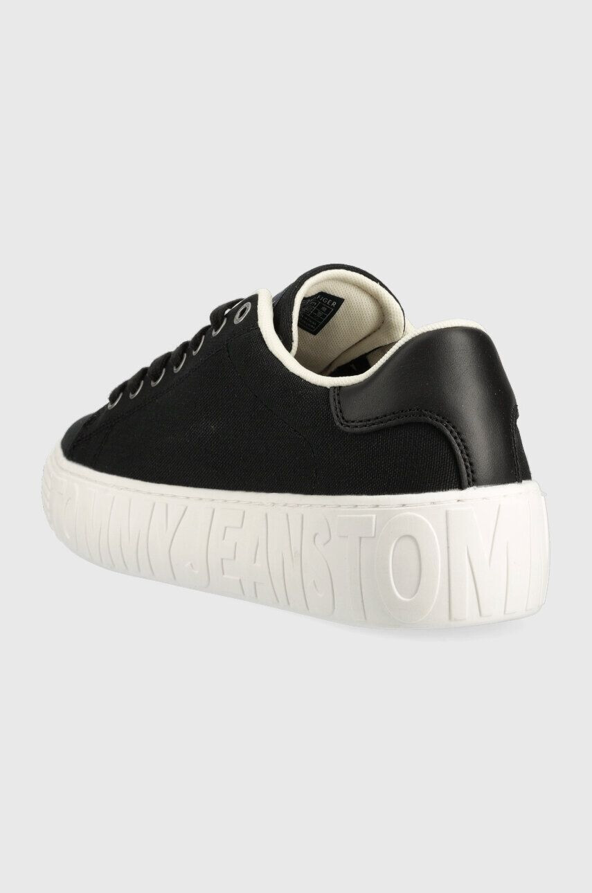 Tommy Jeans sneakers CANVAS OUTSOLE culoarea negru EM0EM01160 - Pled.ro