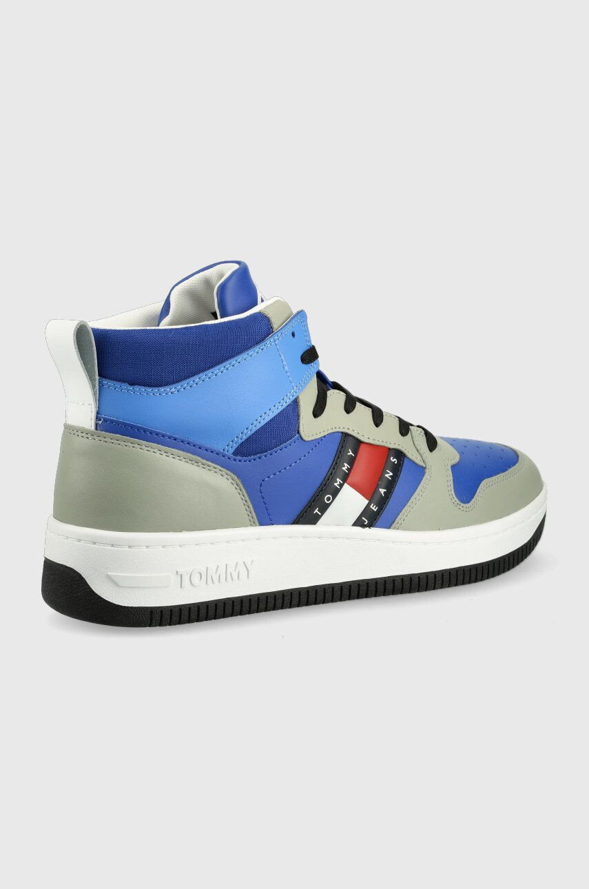 Tommy Jeans sneakers din piele Mid Pop Basket - Pled.ro