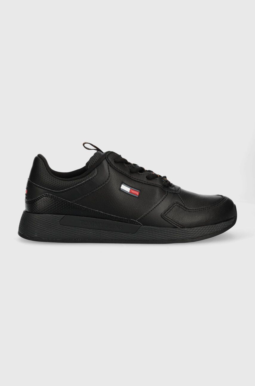 Tommy Jeans sneakers Flexi Runner Ess culoarea negru - Pled.ro