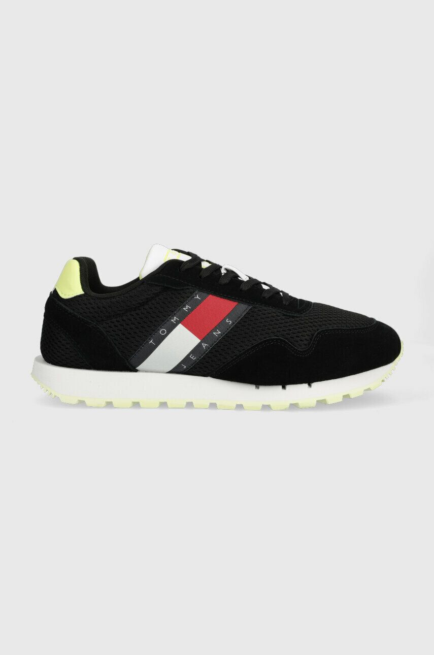 Tommy Jeans sneakers RETRO RUNNER MESH culoarea negru EM0EM01172 - Pled.ro