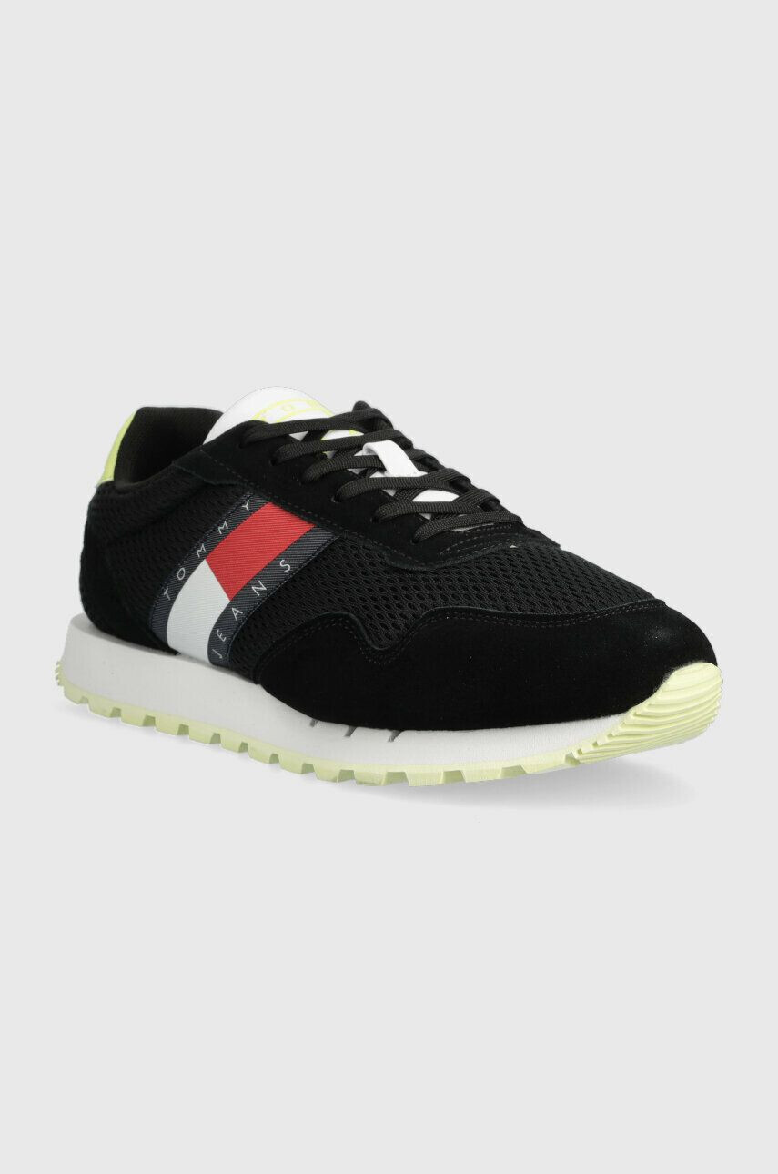 Tommy Jeans sneakers RETRO RUNNER MESH culoarea negru EM0EM01172 - Pled.ro