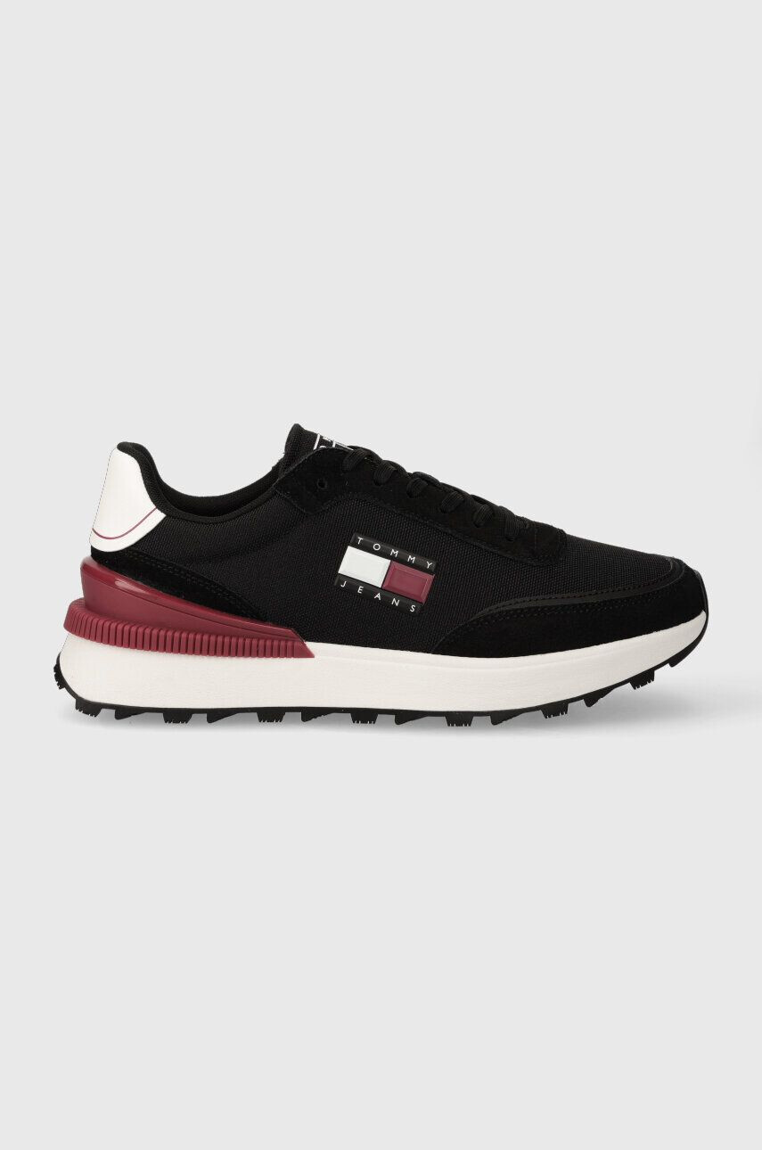 Tommy Jeans sneakers TJM TECHNICAL RUNNER culoarea negru EM0EM01265 - Pled.ro