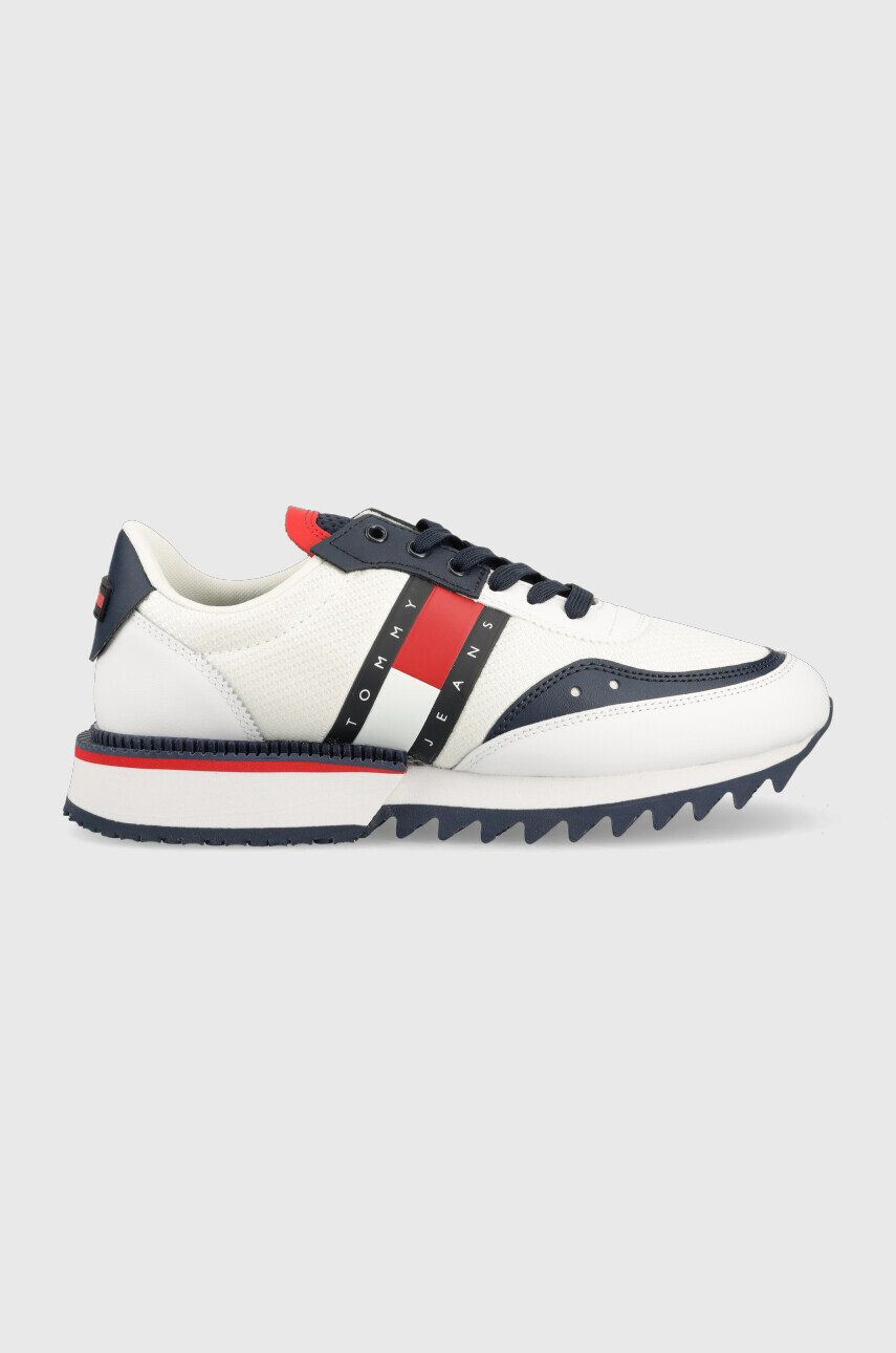 Tommy Jeans sneakers Treck Cleat culoarea alb - Pled.ro