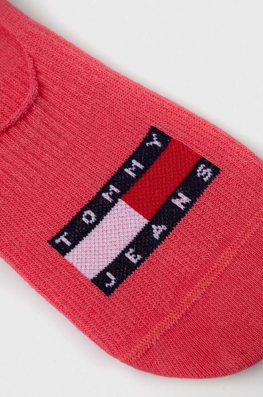 Tommy Jeans sosete culoarea roz - Pled.ro