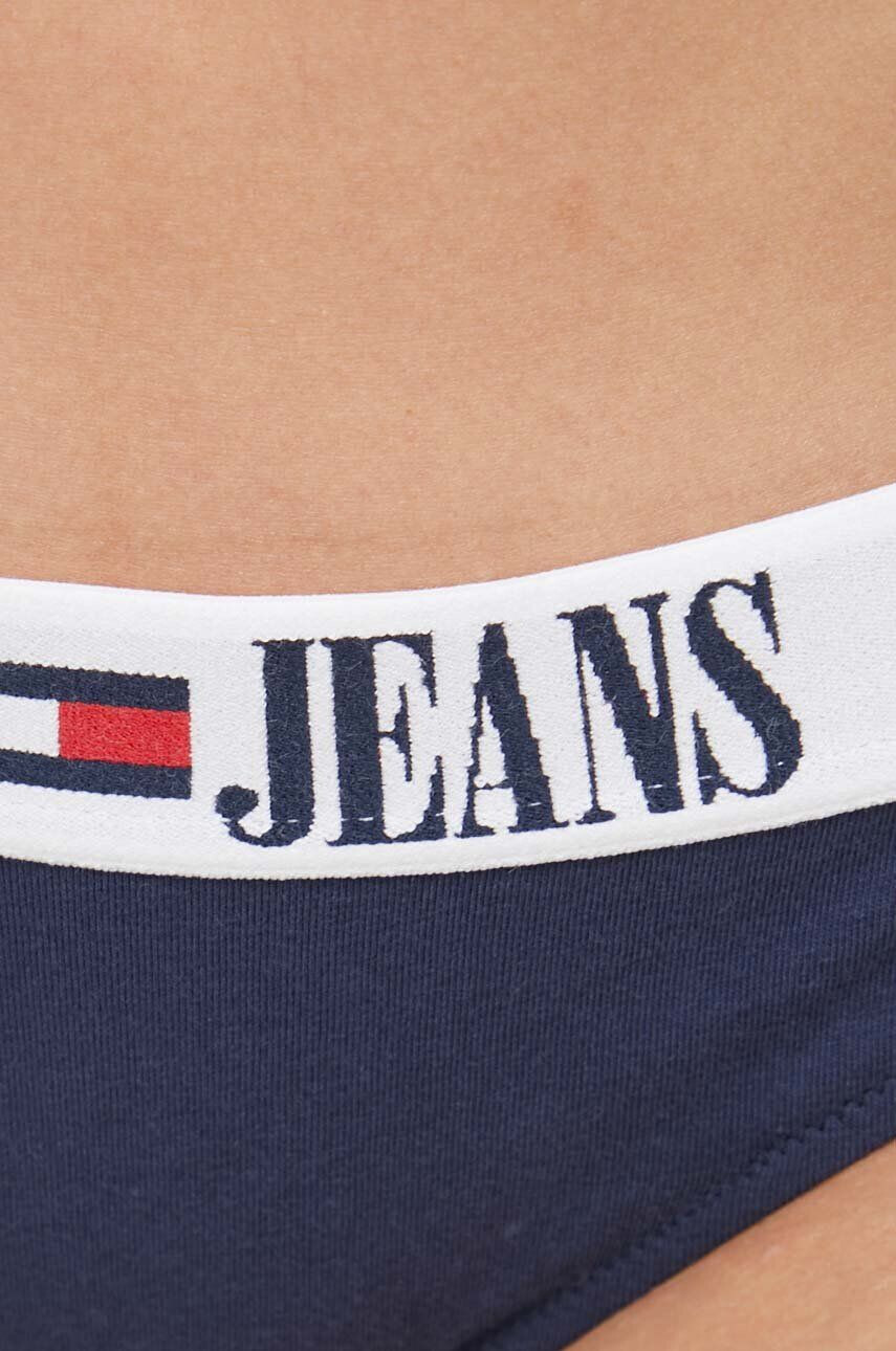 Tommy Jeans tanga culoarea albastru marin - Pled.ro