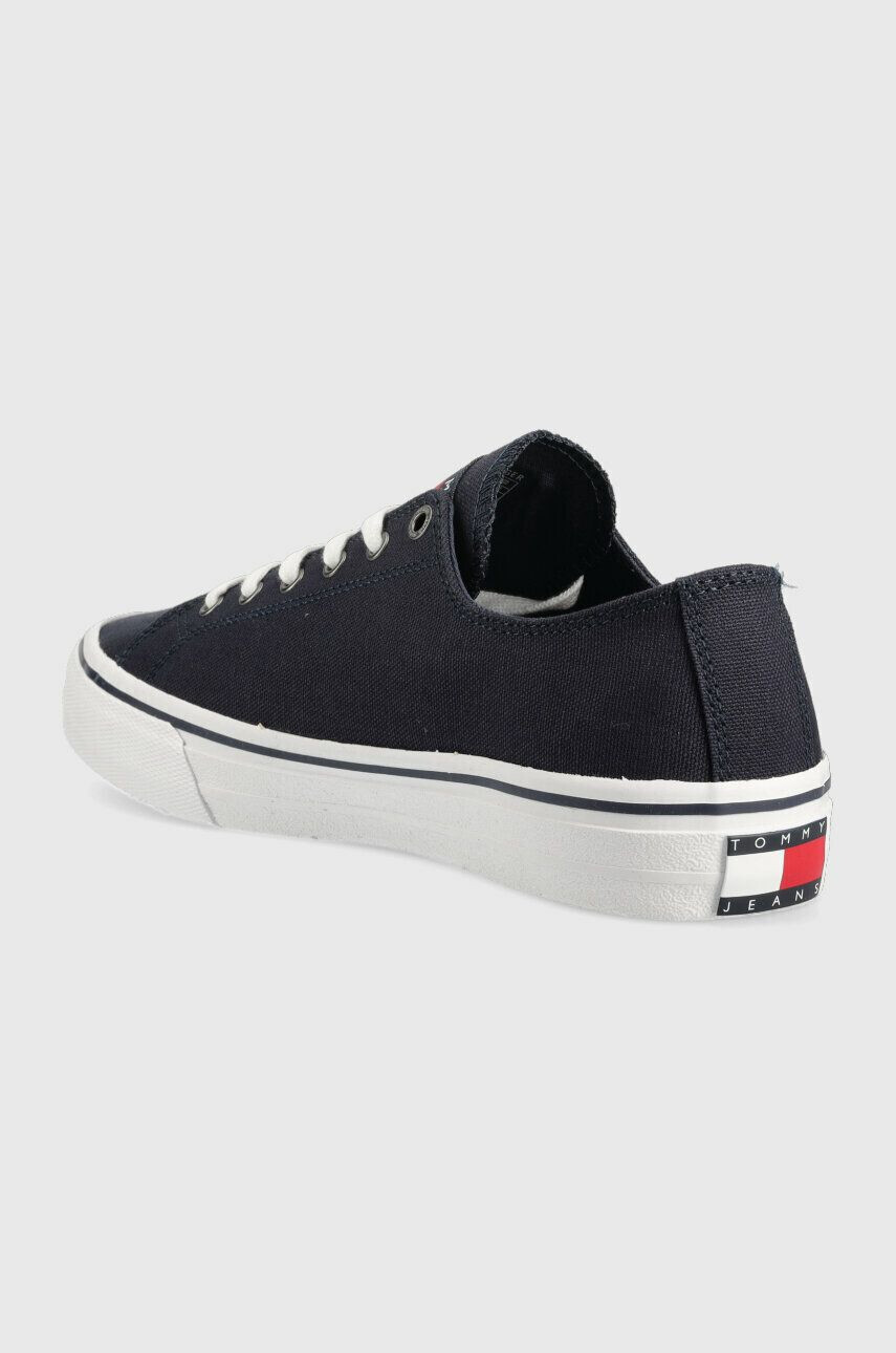 Tommy Jeans tenisi SKATE CANVAS ESS barbati culoarea albastru marin EM0EM01175 - Pled.ro