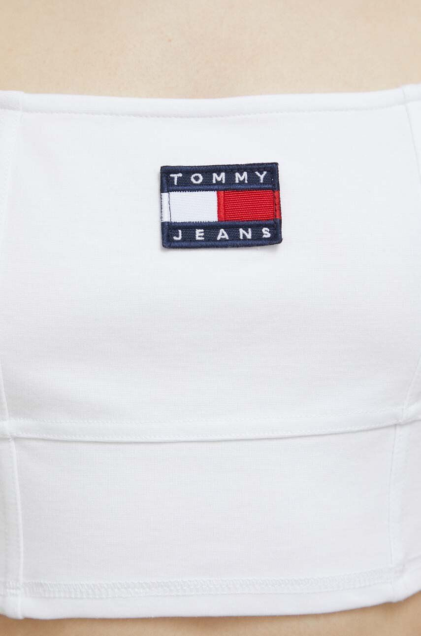 Tommy Jeans top femei culoarea albastru marin - Pled.ro