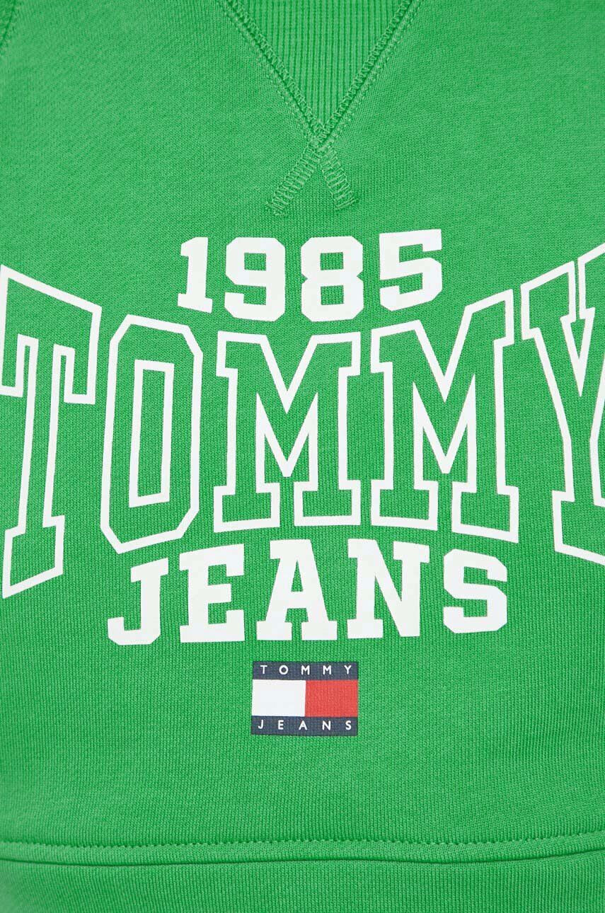 Tommy Jeans top femei culoarea verde - Pled.ro