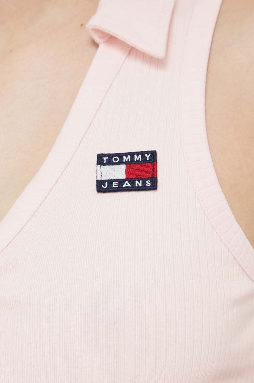 Tommy Jeans top femei culoarea negru - Pled.ro