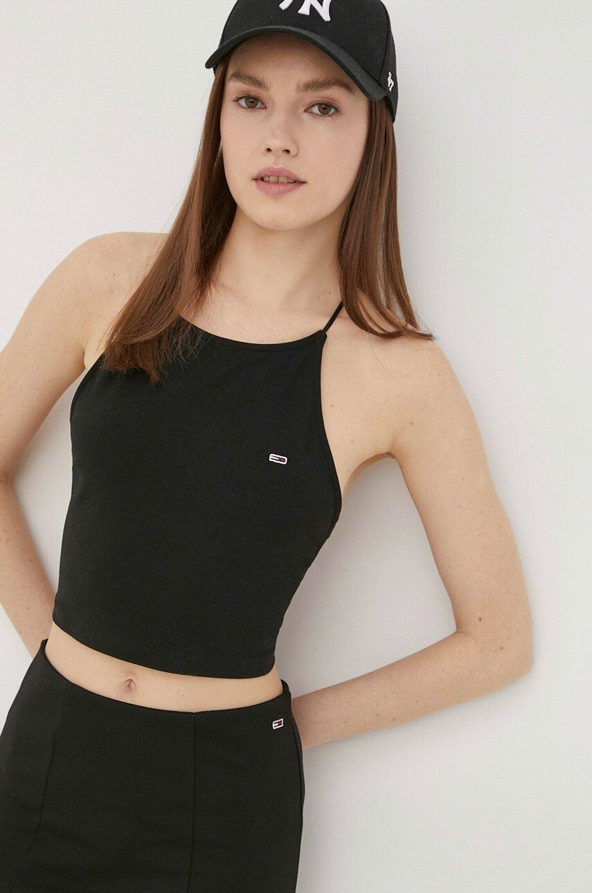 Tommy Jeans top femei culoarea rosu - Pled.ro