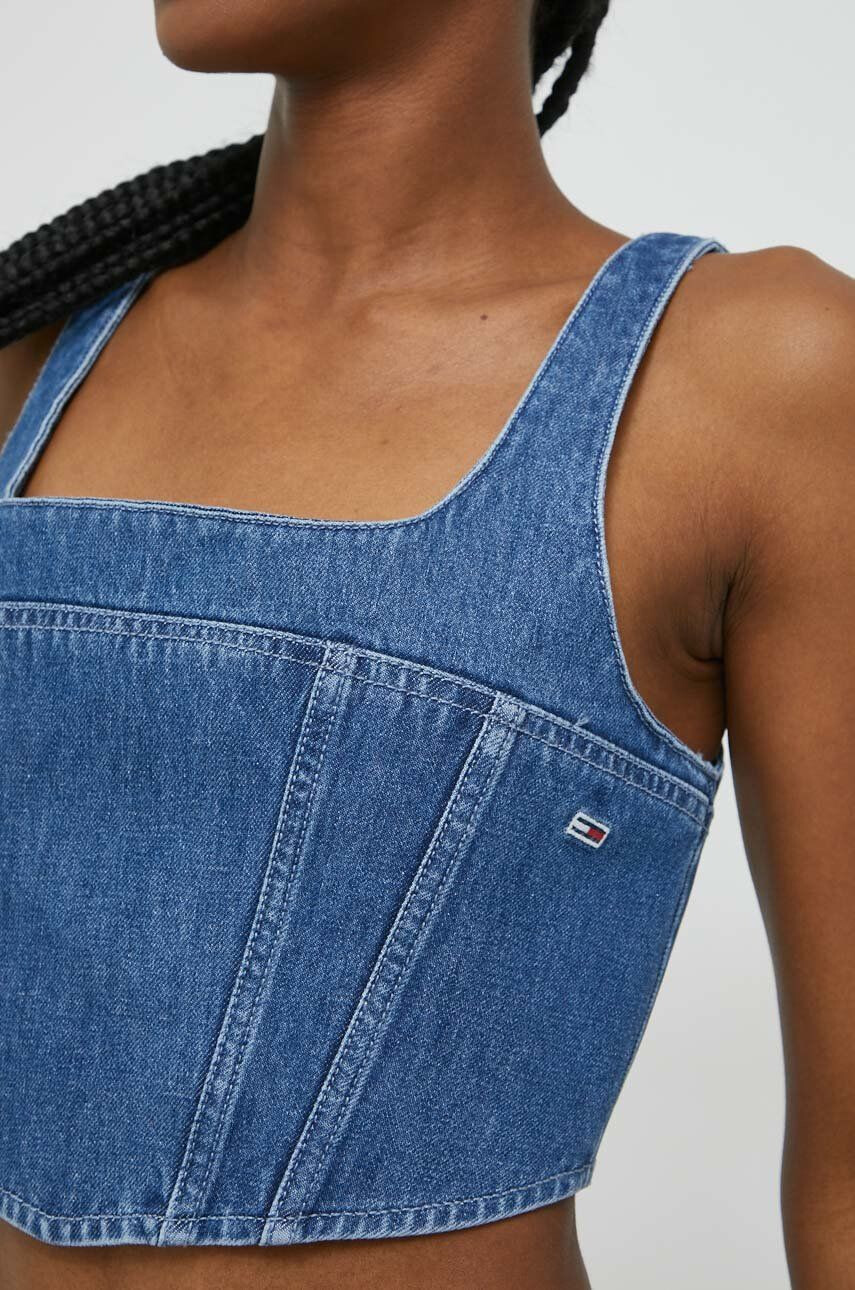 Tommy Jeans top din denim - Pled.ro