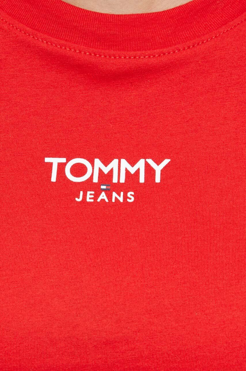 Tommy Jeans tricou femei culoarea rosu - Pled.ro