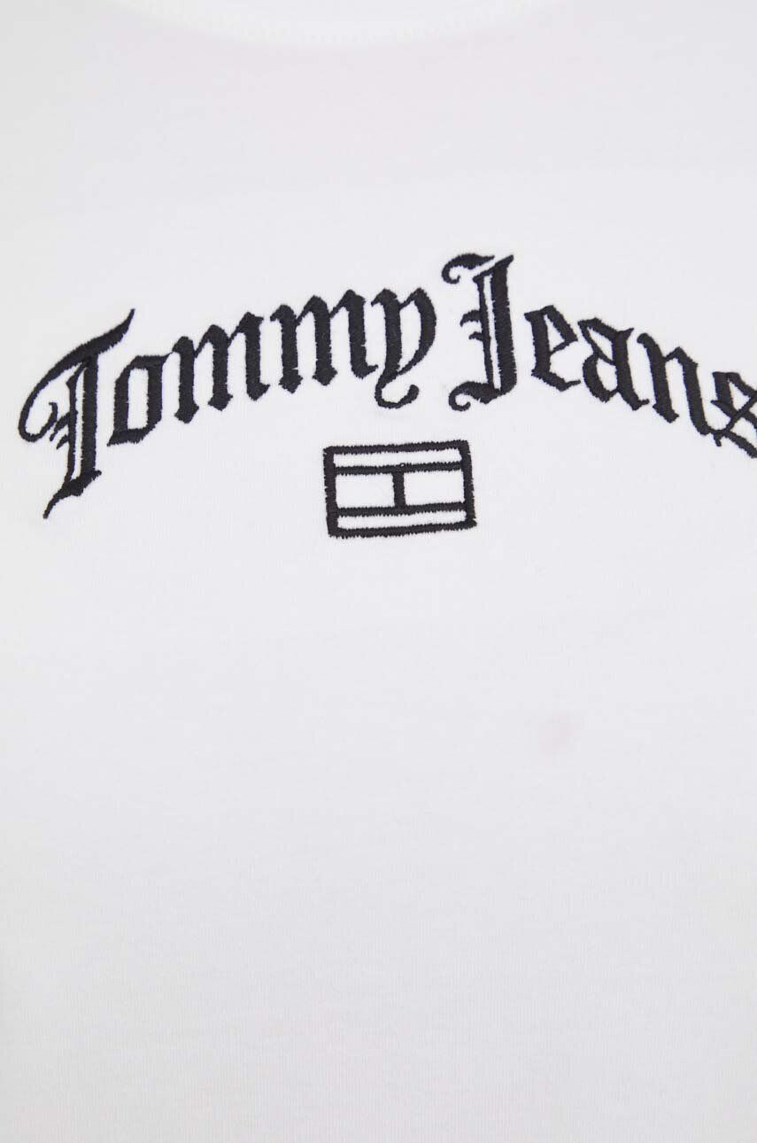 Tommy Jeans tricou femei culoarea alb - Pled.ro