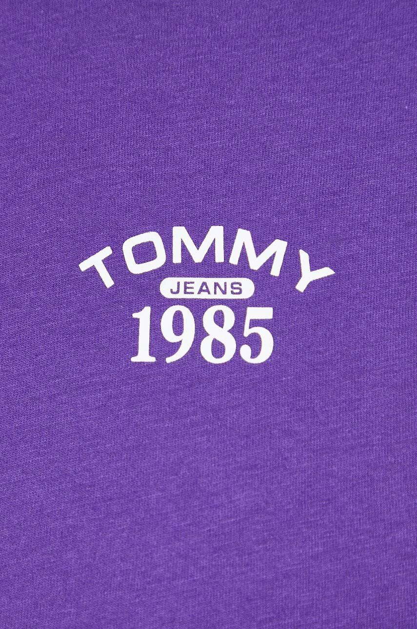 Tommy Jeans tricou femei culoarea violet - Pled.ro