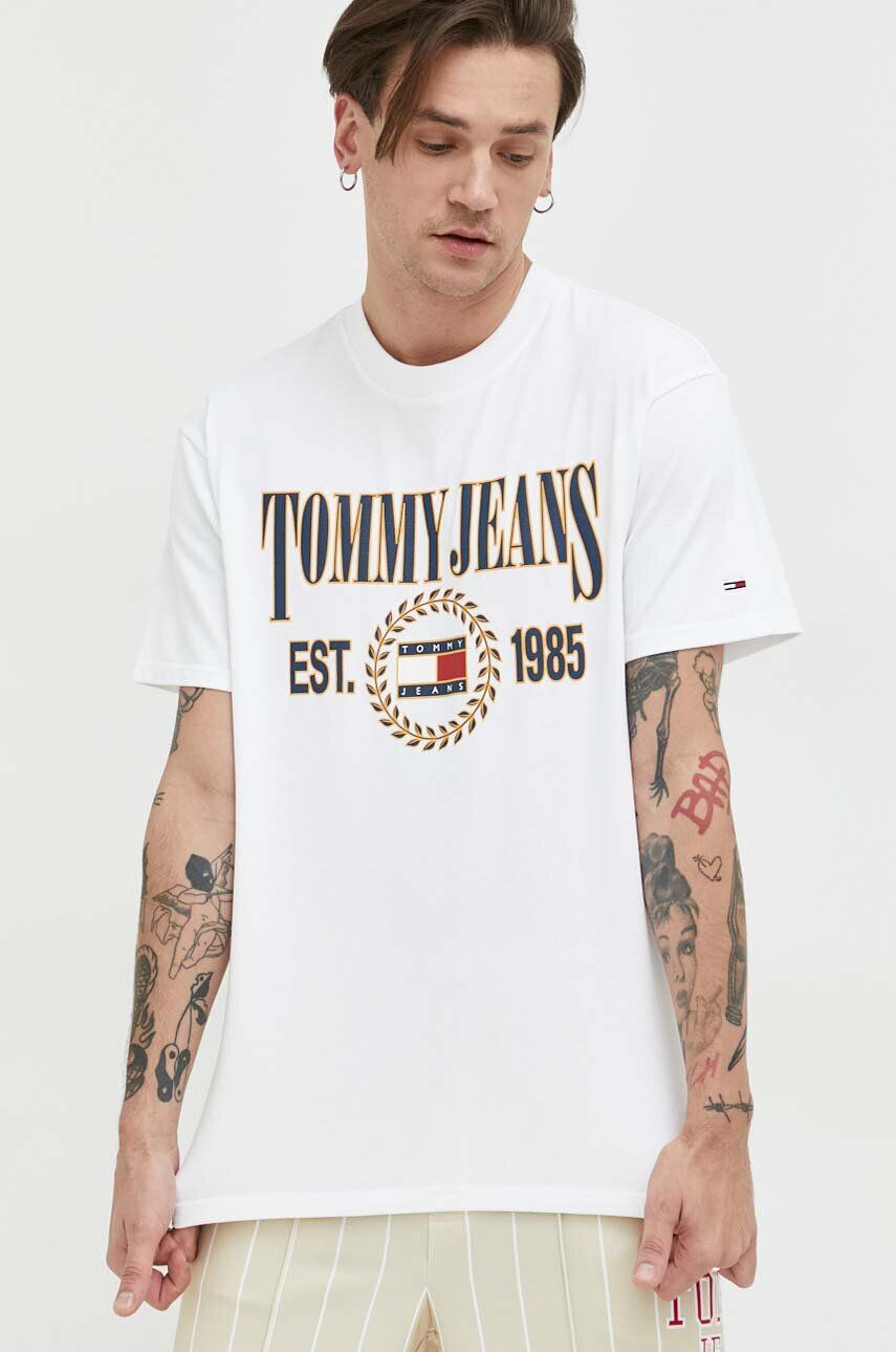 Tommy Jeans tricou din bumbac - Pled.ro