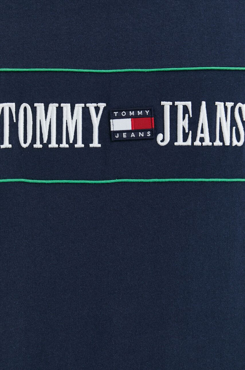 Tommy Jeans tricou din bumbac culoarea alb neted - Pled.ro