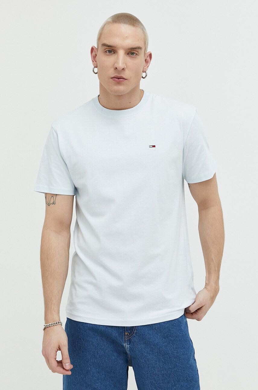 Tommy Jeans tricou din bumbac cu imprimeu - Pled.ro