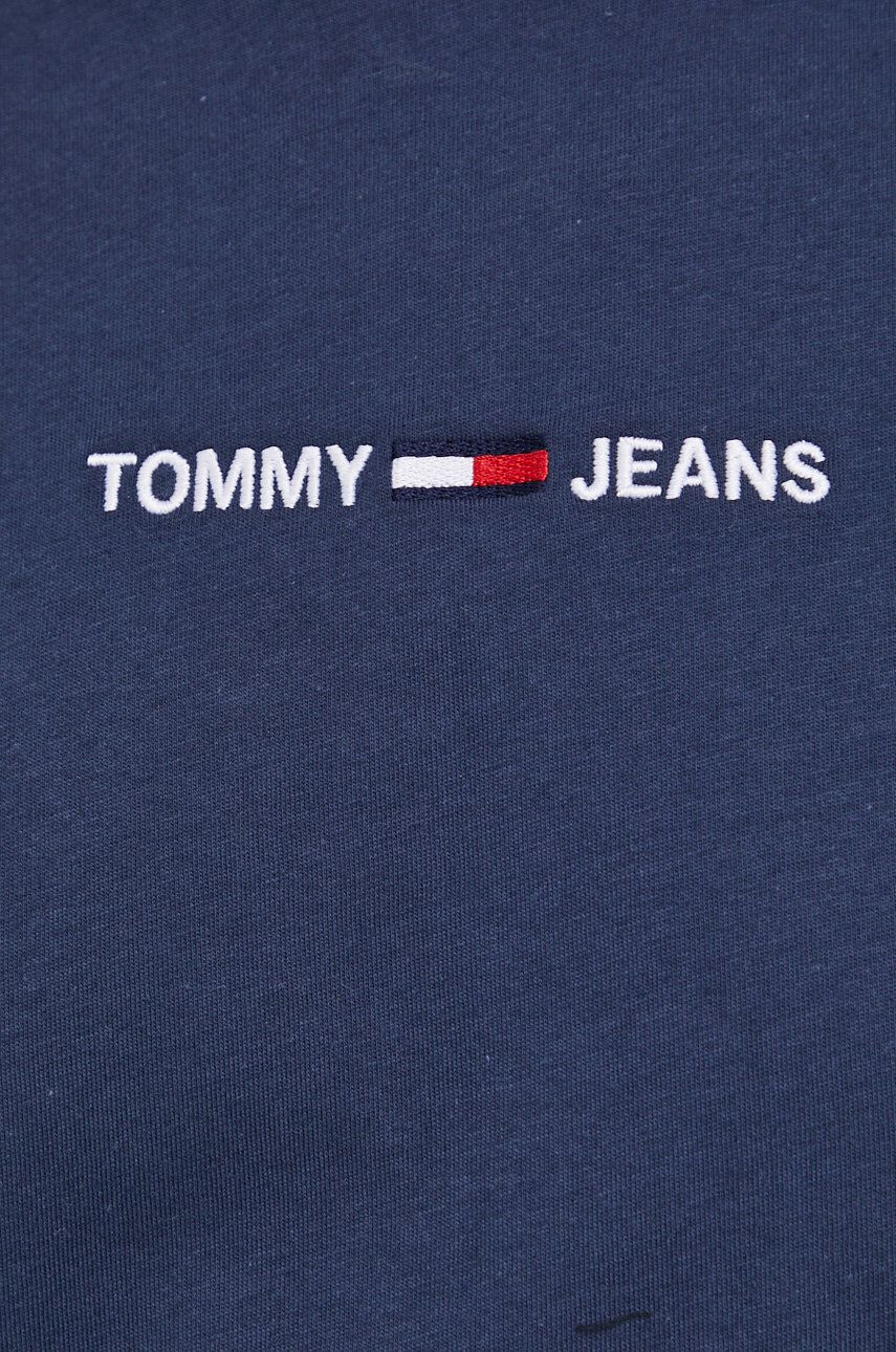 Tommy Jeans tricou din bumbac cu guler - Pled.ro