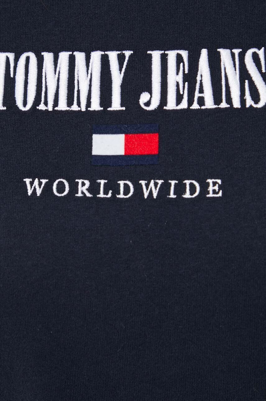 Tommy Jeans tricou din bumbac culoarea bordo - Pled.ro