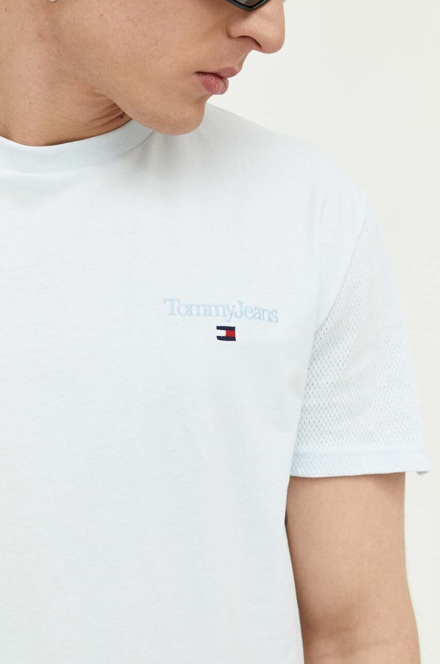 Tommy Jeans tricou din bumbac neted - Pled.ro