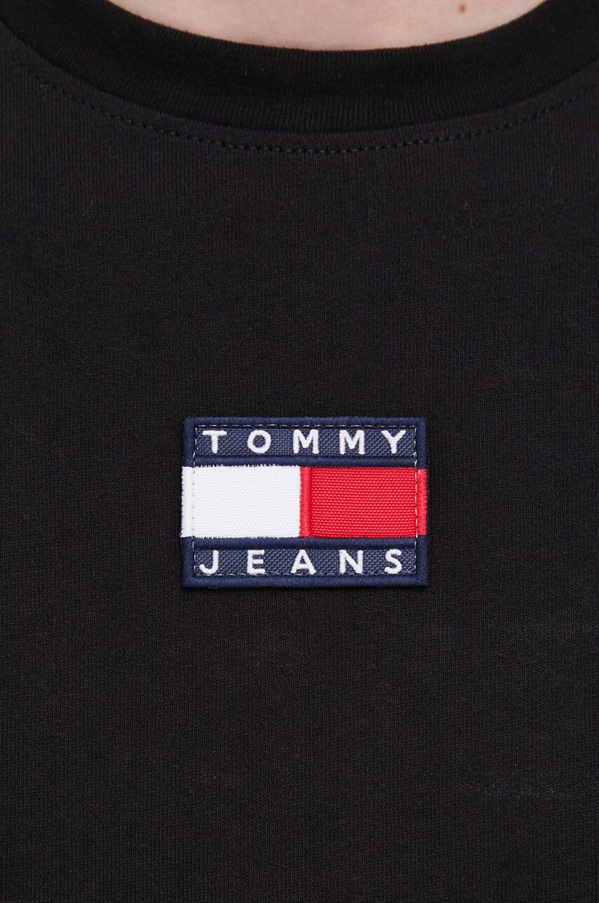 Tommy Jeans tricou din bumbac cu imprimeu - Pled.ro