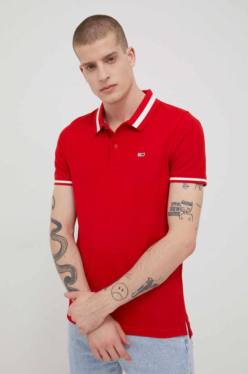 Tommy Jeans tricou polo - Pled.ro